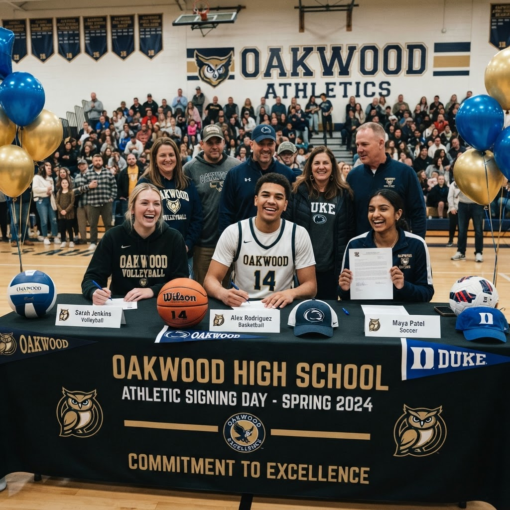 Spring Signing Day Celebrates 5 Athletes